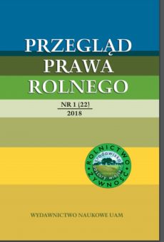 Przegląd Prawa Rolnego 1(22)/2018