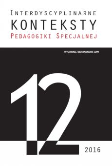 Interdyscyplinarne Konteksty Pedagogiki Specjalnej 12/2016. Dyskurs emancypacyjny w pedagogice specjalnej część II