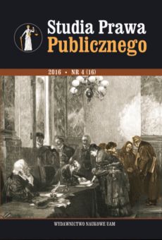 Studia Prawa Publicznego 4(16)/2016