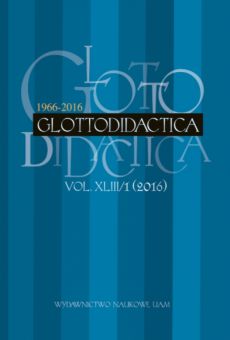 Glottodidactica, Vol. XLIII/1