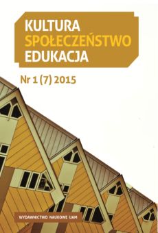 Kultura – Społeczeństwo – Edukacja 1(7)2015