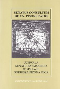 Fontes Historiae Antiquae: Uchwała Senatu Rzymskiego w sprawie Gnejusza Pizona ojca