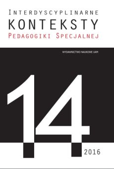 Interdyscyplinarne Konteksty Pedagogiki Specjalnej 14/2016. Logopedyczne konteksty pedagogiki specjalnej