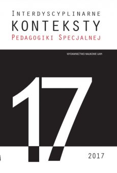 Interdyscyplinarne Konteksty Pedagogiki Specjalnej 17/2017