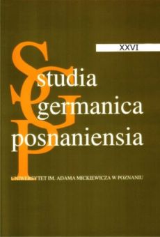 Studia Germanica Posnaniensia - v. XXIV