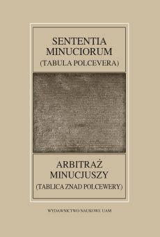 Fontes Historiae Antiquae LIII:   Sententia Minuciorum czyli Tabula Polcevera (PDF)