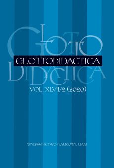 Glottodidactica, Vol. XLVII/2