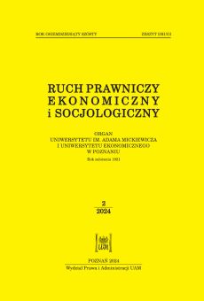 Ruch Prawniczy, Ekonomiczny i Socjologiczny 2/2024