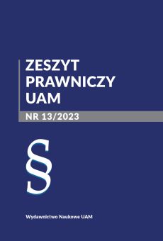 Zeszyt Prawniczy UAM 13/2023