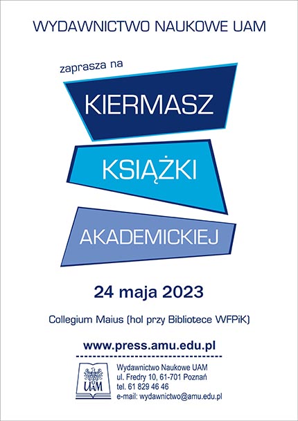 Zapraszamy na majowy Kiermasz Książki Akademickiej