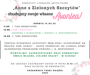 „Anne z Zielonych Szczytów” - zbudujmy swoje własne Avonlea!