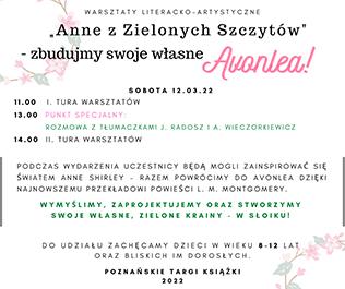 „Anne z Zielonych Szczytów” - zbudujmy swoje własne Avonlea!